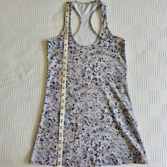 Lululemon | Cool Racerback Tank | Not So Petite Fleur Silver Spoon | 2 - Picture 11 of 13